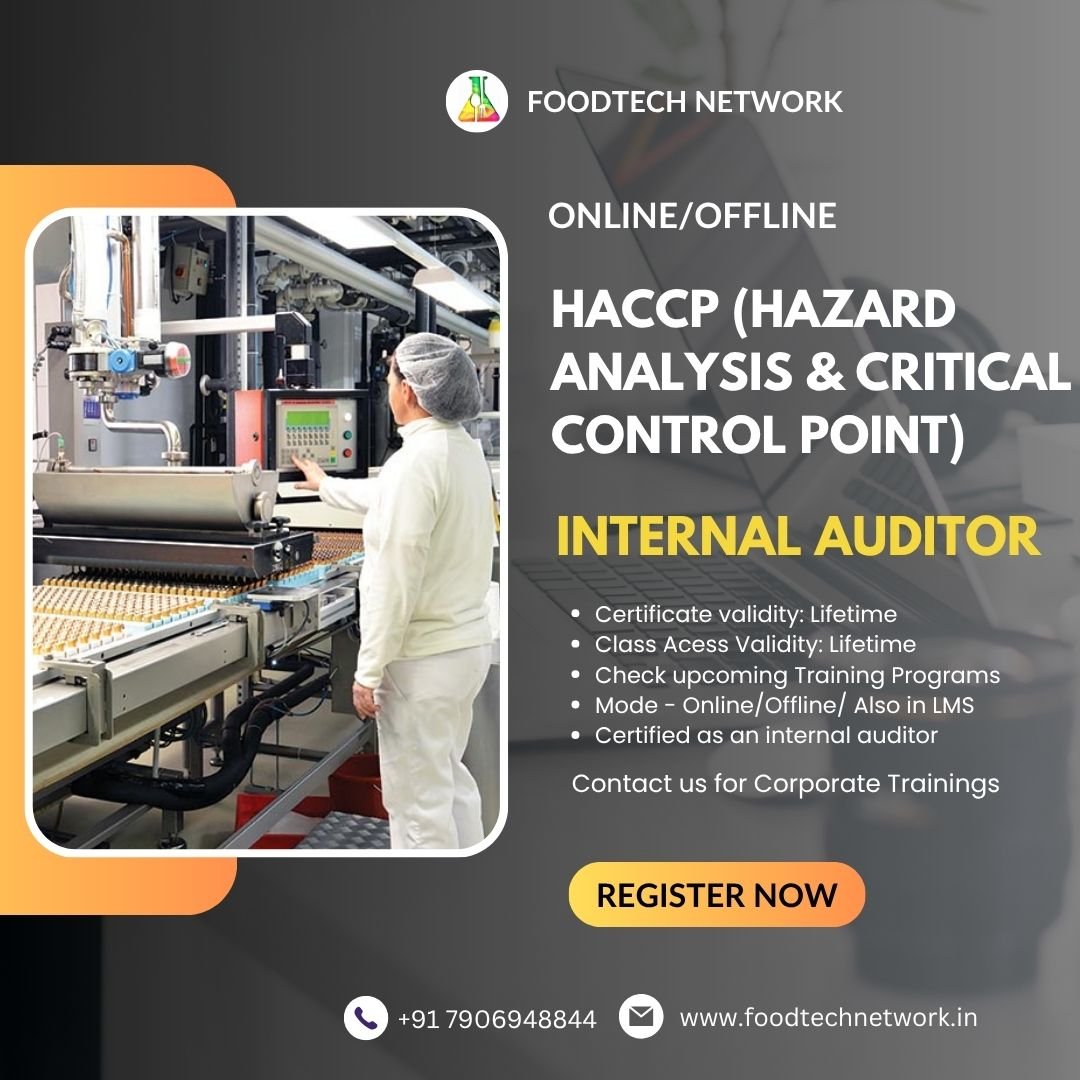 Internal Auditor: HACCP
