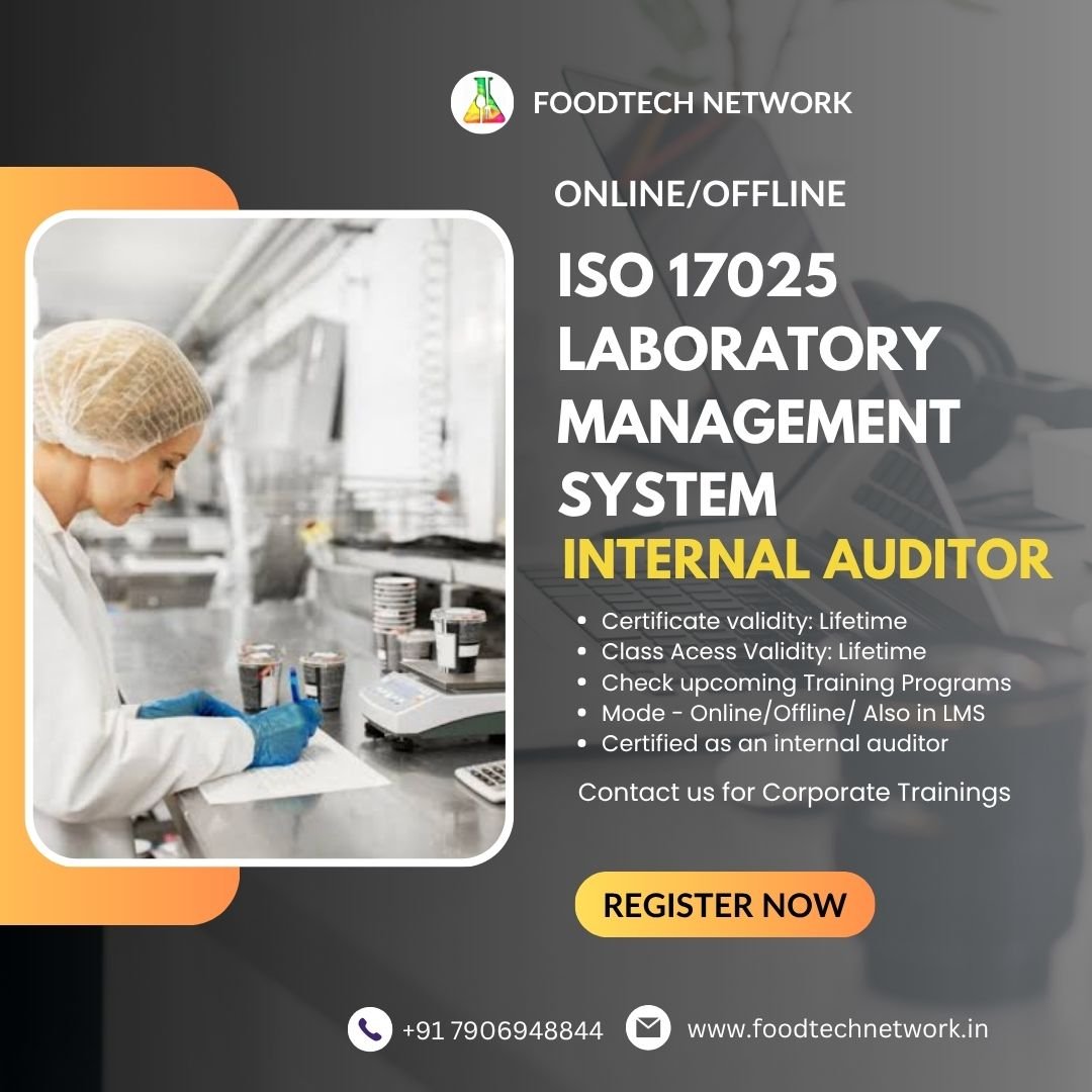 Internal Auditor: ISO/IEC 17025 (Laboratory Management System)
