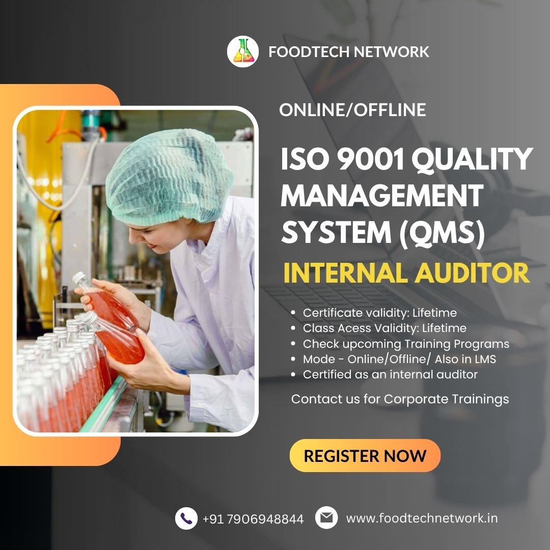 Internal Auditor: Quality Management System (QMS) ISO 9001:2015