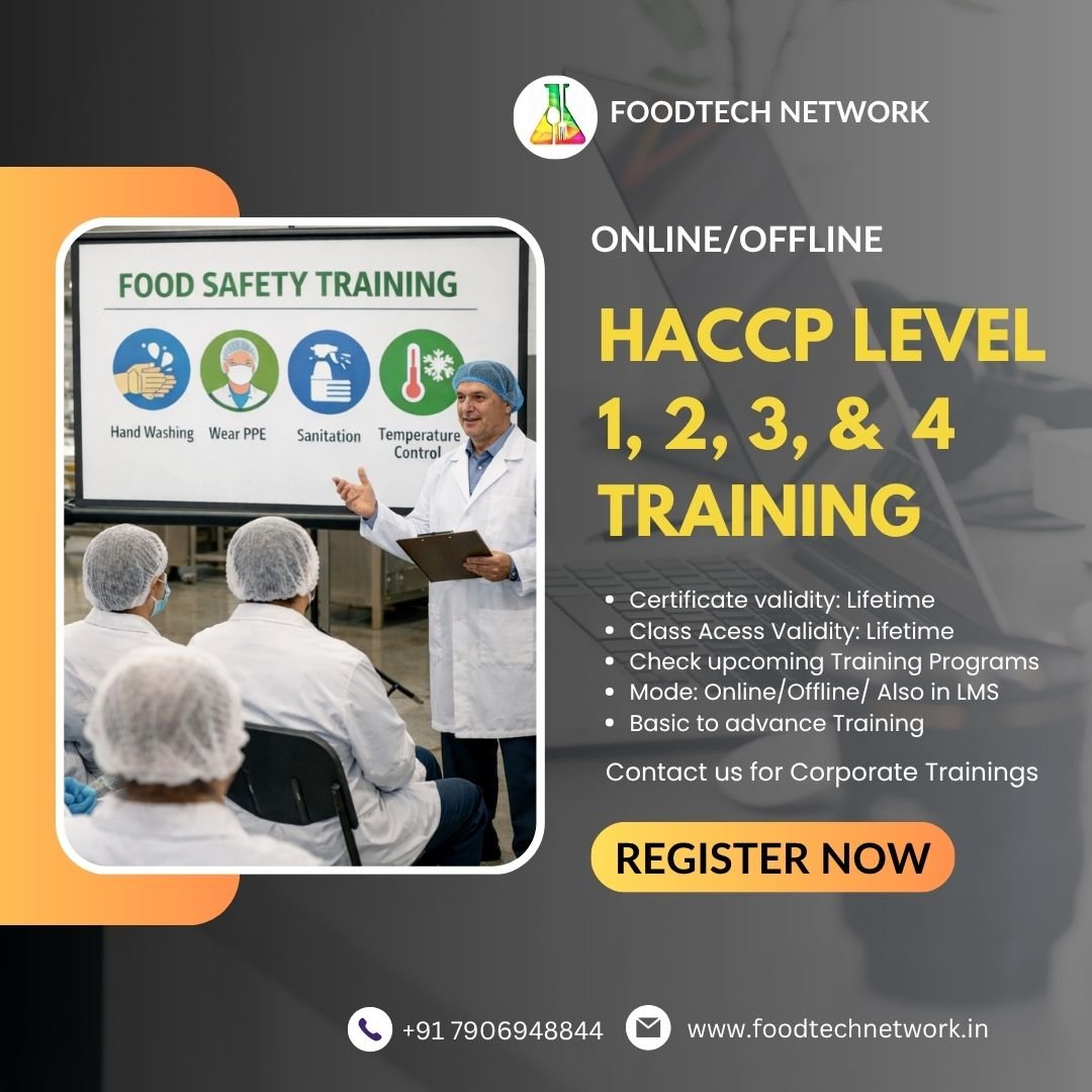 HACCP Level 1, 2, 3 & 4 Combo (Basic to Advance)