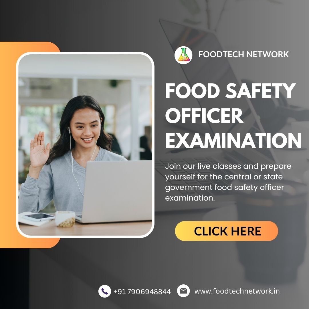 Exam Preparation Online Classes: FSSAI Food safety officer, FSSAI Technical officer & FSSAI Food Analyst