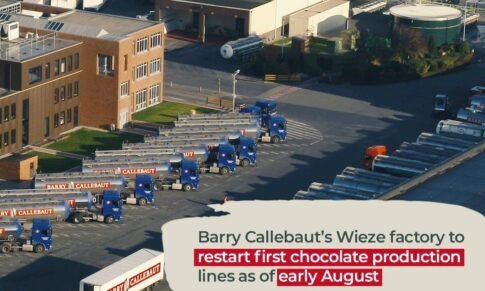 Barry Callebaut has announced today that the cleaning of the chocolate lines affected by the entry of salmonella-positive lecithin in its factory in Wieze, Belgium