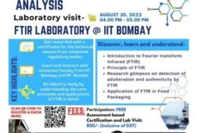 FREE training – Applications of FTIR in Food Analysis by ITCFSAN & IIT Bombay