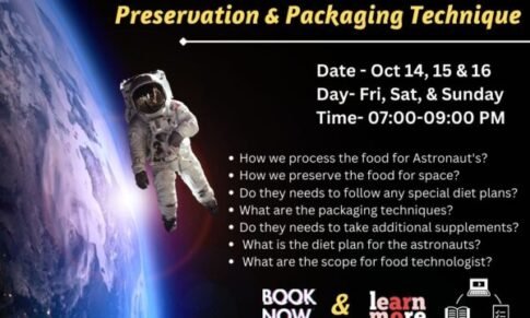 Space Food Research & Development – 3 Days certified Workshop