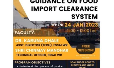 Free webinar – Guidance on food import clearance system