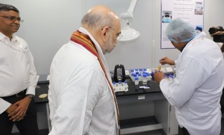Amit Shah inaugurates advanced organic testing laboratory at Amul Dairy, Gandhinagar
