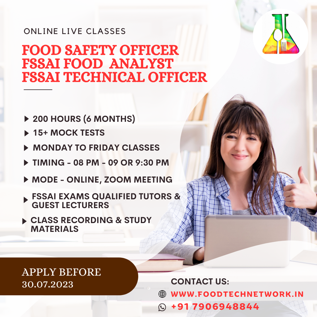 food safety officer classes