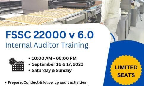 FSSC 22000 V. 6 (Food Safety System Certification) – Internal Auditor training