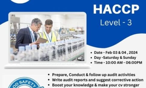 HACCP Internal Auditor Training as per Codex Alimentarius