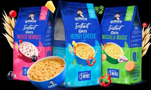 Quaker launches Instant Oats with Herby Cheese, Masala Magic, and Mixed Berries flavors