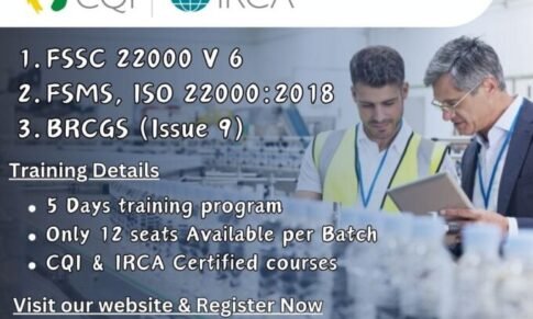 Lead auditor – CQI and IRCA Certified Training Programs