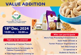 CASHEW- PROCESSING &VALUE ADDITION – NIFTEM-T