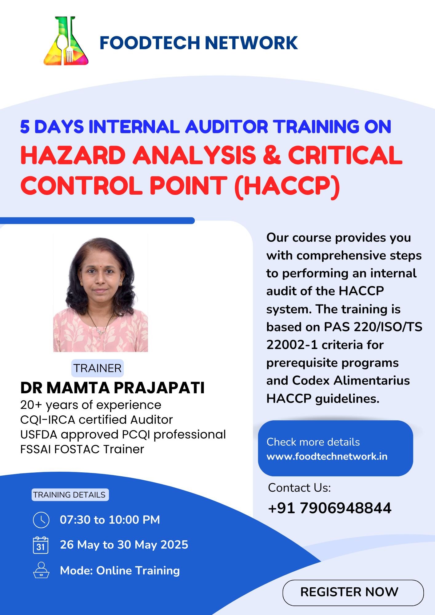 HACCP Internal auditor training