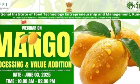 Webinar on “Mango Processing & Value Addition”- NIFTEM-K