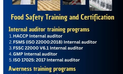 Food safety training – Awareness & Internal Auditor Training