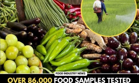 Over 86,000 Food Samples Tested for Pesticide Residues in 2022-25, 2.8% Breach Safety Limits