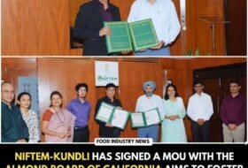 NIFTEM-Kundli has signed a MoU with the Almond Board of California aims to foster collaborative research