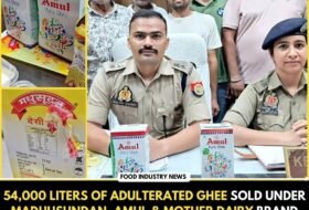 54,000 Liters of Adulterated Ghee Sold Under Madhusundan, Amul & Mother Dairy Brand Names — Gang arrested in Sambhal, UP