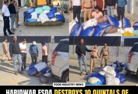 Haridwar FSDA Destroys 10 Quintals of Adulterated Mawa Worth ₹2.55 Lakh
