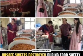 Unsafe Sweets Destroyed During Food Safety Drive in Kangra, Himachal Pradesh