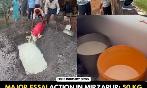 Major FSSAI Action in Mirzapur: 50 Kg of Unsafe Khoya and Milk Products Seized and Destroyed