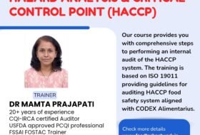 HACCP Internal Auditor – 5 days Training Program