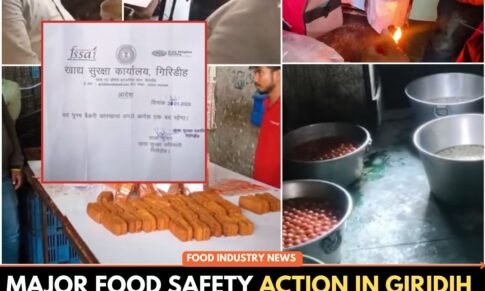 Major Food Safety Action in Giridih as Authorities Inspect Bakeries, Sweet Shops and Dairy Units