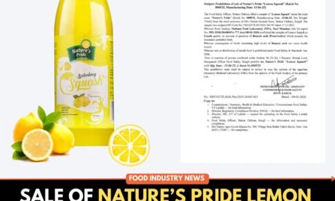 Sale of Nature’s Pride Lemon Squash Banned in Kargil After Failing Food Safety Test