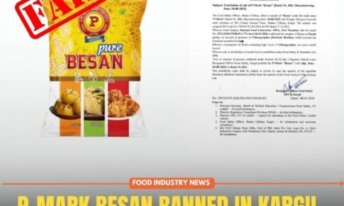 P-Mark Besan Banned in Kargil After Failing Food Safety Test