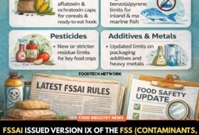 FSSAI issued Version IX of the FSS (Contaminants, Toxins and Residues) Regulations, New Limits Announced for Crops, Fish, and Additives