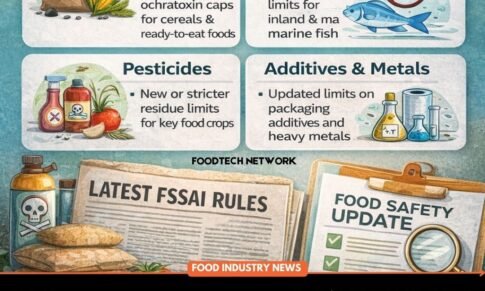 FSSAI issued Version IX of the FSS (Contaminants, Toxins and Residues) Regulations, New Limits Announced for Crops, Fish, and Additives