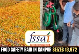 Food Safety Raid in Kanpur Seizes 13,972 Litres of Fake Oil 1,350 Kg Coloured Kachri and ₹5.45 Lakh Goods
