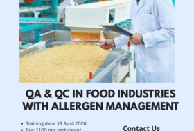 QA & QC in Food Industry with Allergen Management