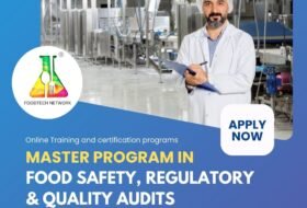 Master Program in Food Safety, Regulatory & Quality Audits training and certification program