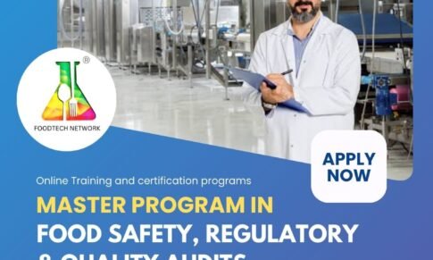 Master Program in Food Safety, Regulatory & Quality Audits training and certification program