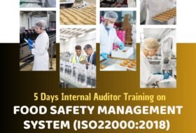Food Safety Management Systems ISO 22000:2018 – 5 days Internal Auditor training