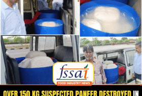 Over 150 Kg Suspected Paneer Destroyed in Major Crackdown on Jhansi–Datia Highway