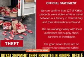 KitKat Shipment Theft Reported in Europe, Nestlé Confirms No Impact on Consumer Safety