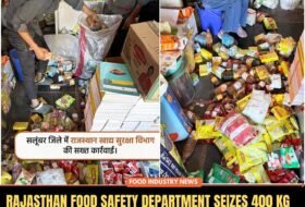 Rajasthan Food Safety Department Seizes 400 Kg Expired Food in Salumbar Ahead of Holi