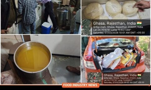Food Safety Department Seizes 3.5 Quintals of Ghee and Mawa in Udaipur