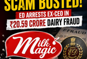 ED Arrests Former CEO in ₹20.59 Crore Dairy Fraud Case Linked to “Milk Magic”