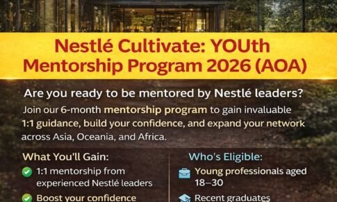 Nestlé Cultivate: YOUth Mentorship Program 2026 (AOA)