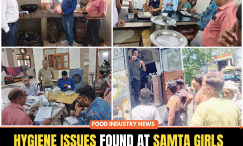 Hygiene Issues Found at Samta Girls Hostel Mess in Jhansi, Improvement Notice Issued by Authorities