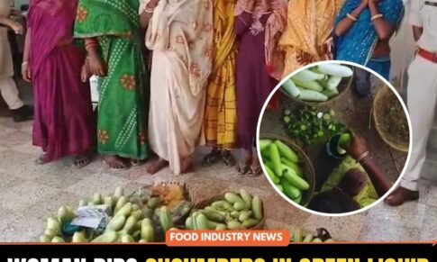 Woman Dips Cucumbers in Green Liquid at Bihar Railway Station, 9 Detained