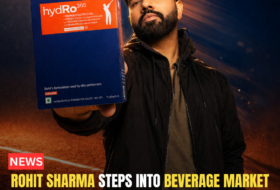 Rohit Sharma Steps into Beverage Market with hydRO365 for Everyday Hydration