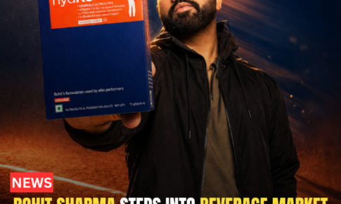 Rohit Sharma Steps into Beverage Market with hydRO365 for Everyday Hydration
