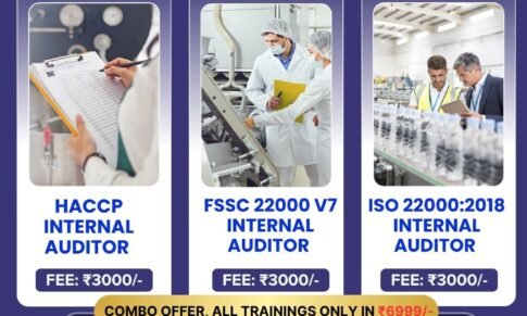FSSC 22000 V7, HACCP & FSMS (ISO 22000:2018) : Internal auditor Training