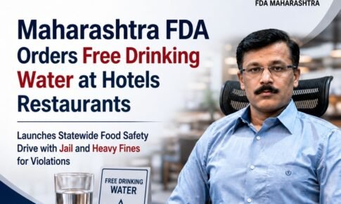 Maharashtra FDA Orders Free Drinking Water at Hotels Restaurants Launches Statewide Food Safety Drive with Jail and Heavy Fines for Violations