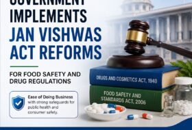 Government Implements Jan Vishwas Act Reforms for Food Safety and Drug Regulations