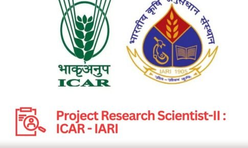 Project Research Scientist-II – ICAR – IARI